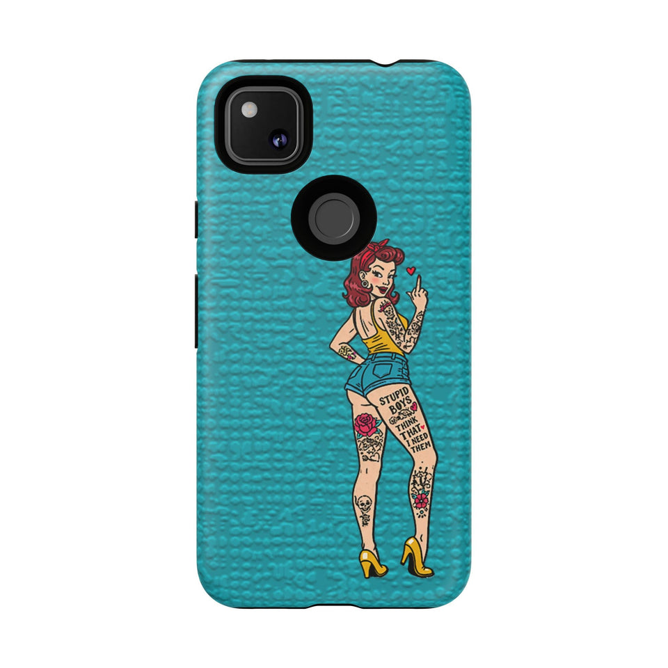 Stupid Boys Tough Phone Case