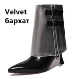 Elegant Short Boots: With Thin High Heels
