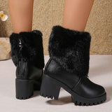 Fashion Winter Snow Boots : With Thick Fleece Lining