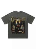 Men's Graphic Round Neck Oversized T-Shirt