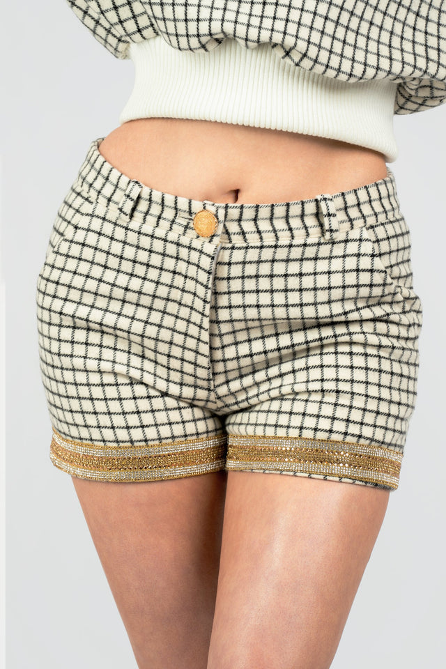 Abby Alpaca Wool Shorts