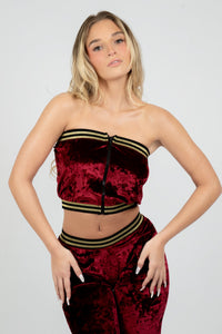 Akira Velour Two-Piece Set