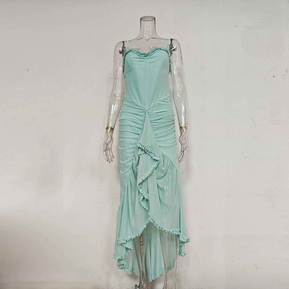 Womans High-end : Strapless Sleeveless Long Dress