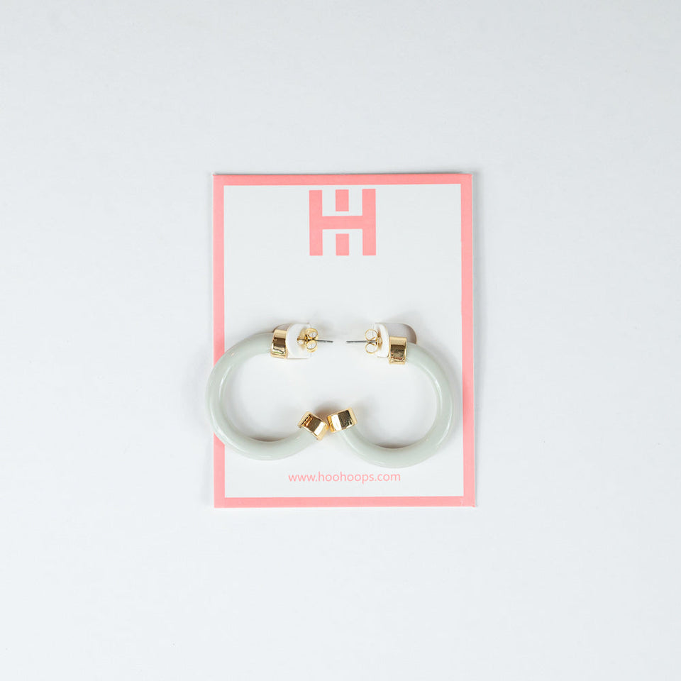 Mini Hoops - Off White