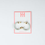 Mini Hoops - Off White