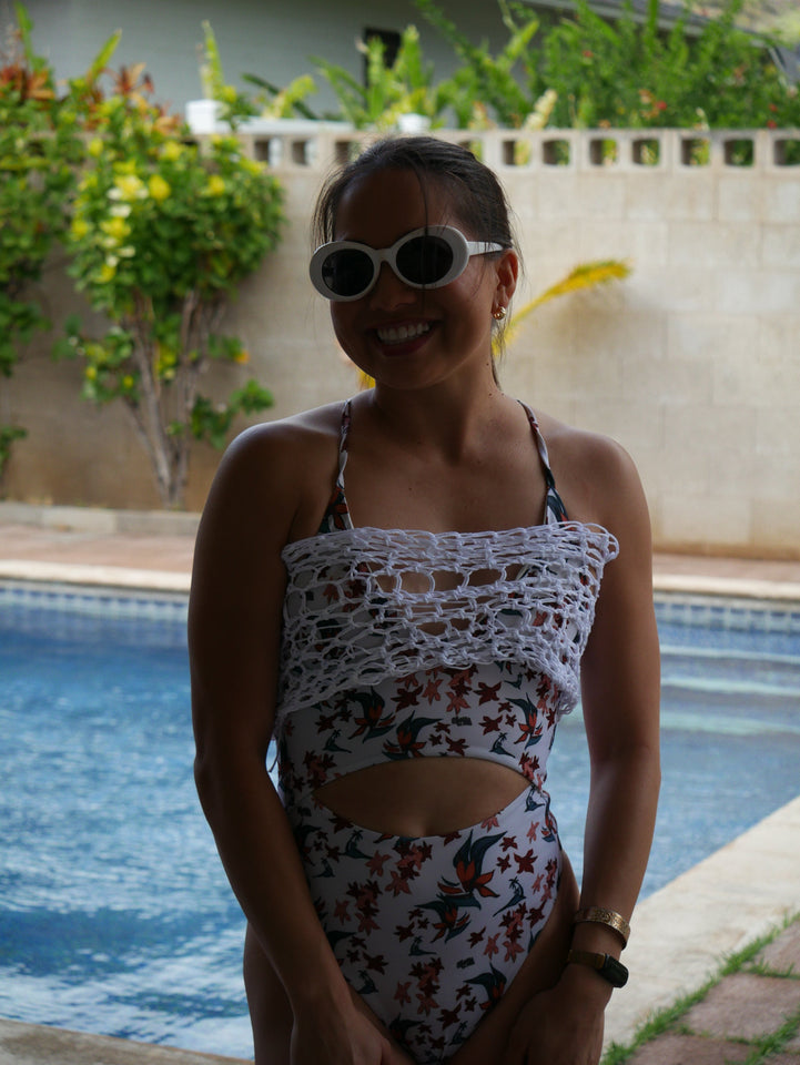 Hina Bridal Crochet Tube Top