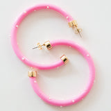 Hoops - Bubble Gum with Pearls