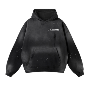 Phantom rides paint splatter hoodie