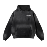 Phantom rides paint splatter hoodie