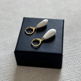 Olive Hoop Earrings