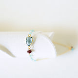 London Blue Quartz Gold Isla Bracelet