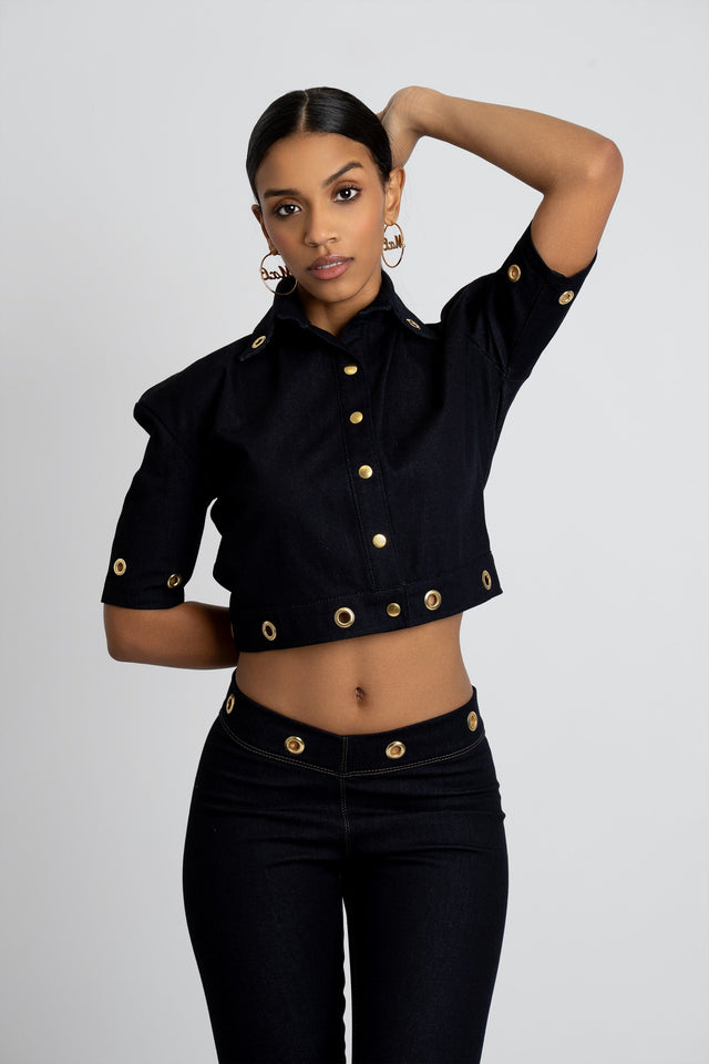 Chance Structured Denim Shirt