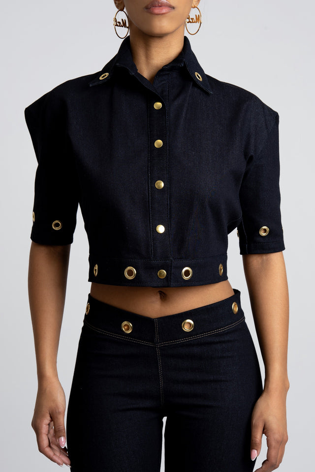 Chance Structured Denim Shirt