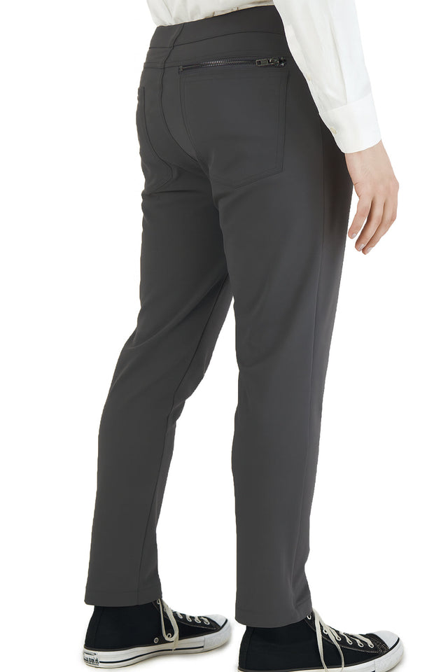 NEW & UPDATED Super - Stretch Men's Chinos //Casual// Dark Charcoal - Performance Collection