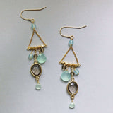 Smoky Quartz Chandie Earrings