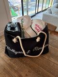 Mulligans & Mimosas Kelly Green Golf Tote Bag
