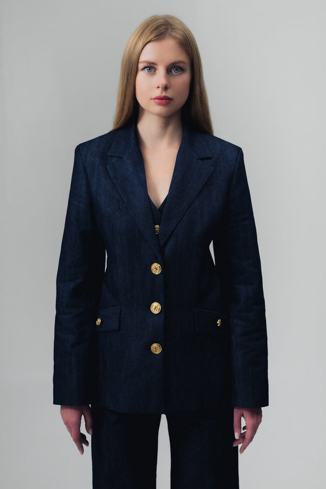 Demi Denim Suit Blazer