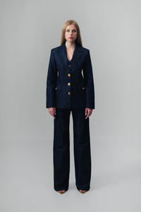 Demi Denim Suit Pants