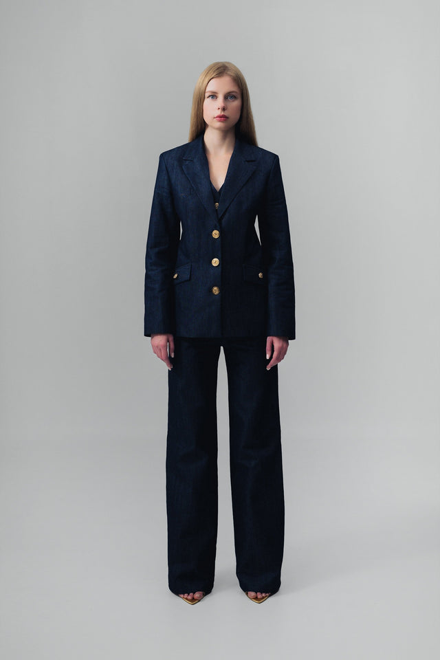 Demi Denim Suit Pants