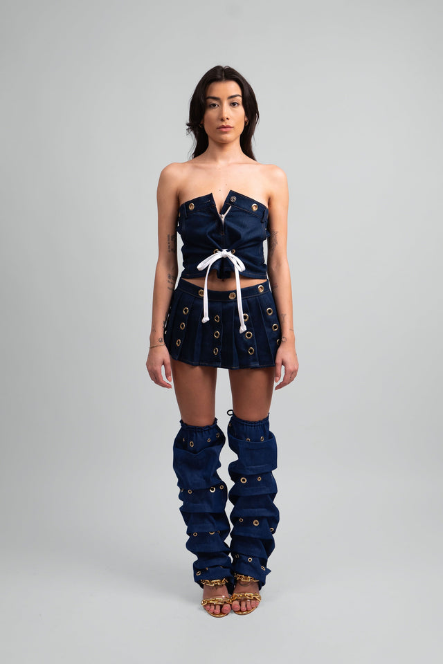 Destiny Structured Denim Top
