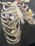Dominican Rib Cage – Oversized faded t-shirt