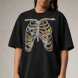 Dominican Rib Cage – Oversized faded t-shirt