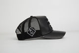 Pray Grind Repeat- Asphalt Leather / Signature Series Snap-Back