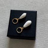 Olive Hoop Earrings
