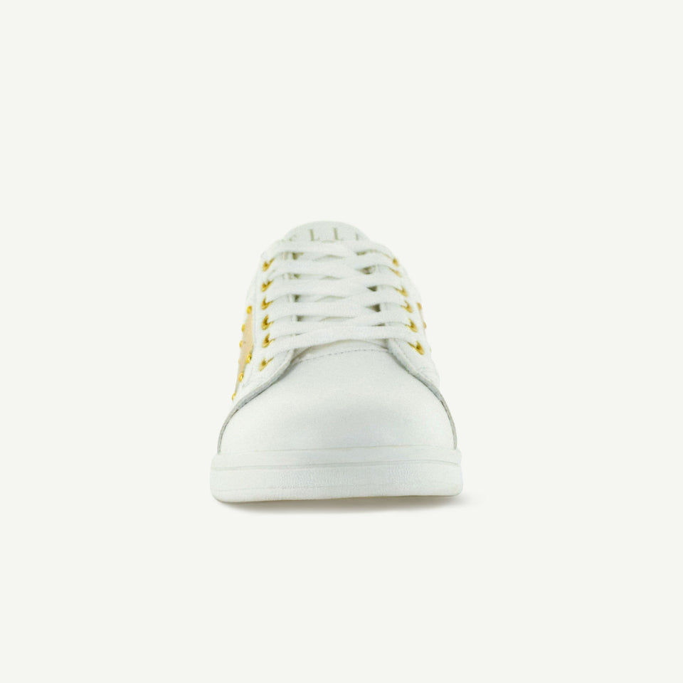 ECLAIR: COURT SHOE - WHITE