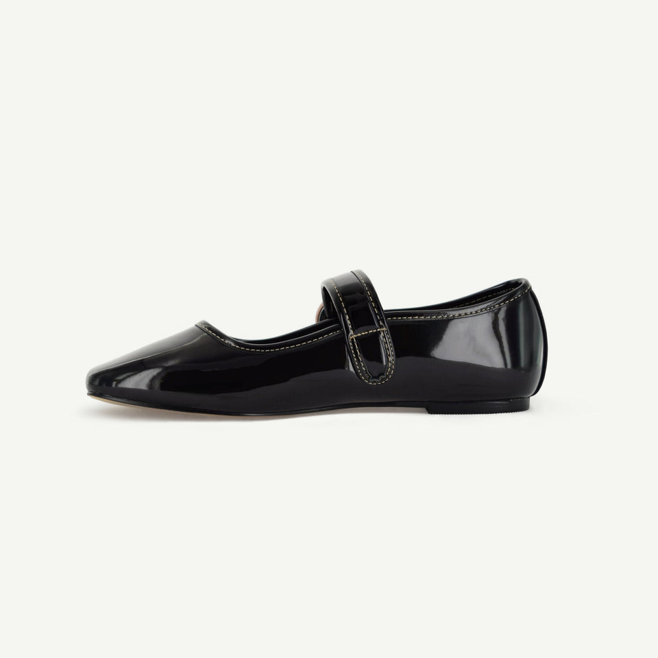 MARIANA: FLAT MARY JANE - BLACK