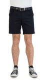 Everyday Stretch Shorts with a Comfortable Built-In Liner - Denim Style- Black