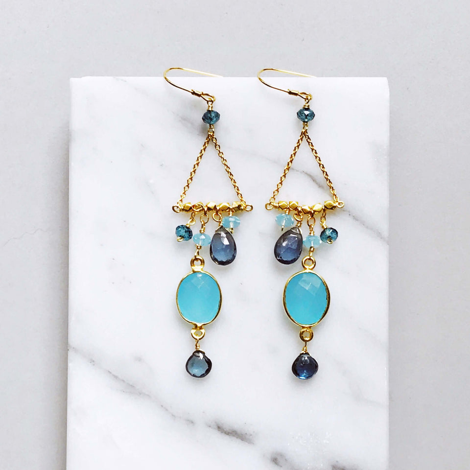 Rainbow Chandie Earrings