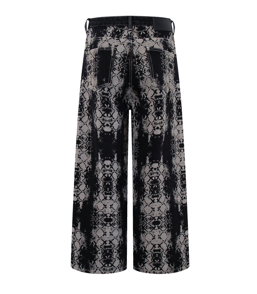SNAKESKIN DENIM