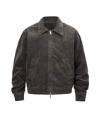 BROWN SUEDE WORK JACKET