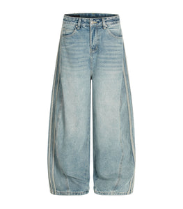 WIDEBOY STRIPED DENIM