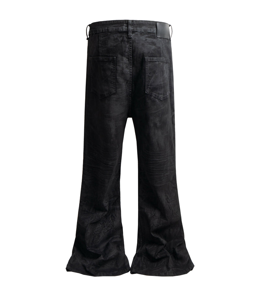 DOUBLE KNEE FLARE DENIM