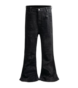 DOUBLE KNEE FLARE DENIM