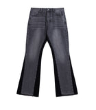 CHARCOAL SPLIT DENIM