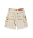 SAND SPLIT PAINTERS SHORTS