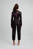 Flora Fitted Cropped Denim Set