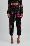 Flora Fitted Cropped Denim Set