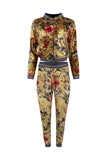 Goddess Velour Gold Tracksuit