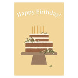 Happy Birthday Cake Poster