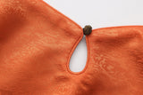 Dong Cropped Reversible Apron Top Phoenix Red