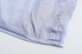 Hua Sleeveless Brocade Mini Dress Periwinkle