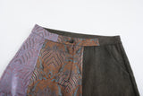 Dan Denim Patch Mini Skirt