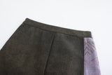 Dan Denim Patch Mini Skirt