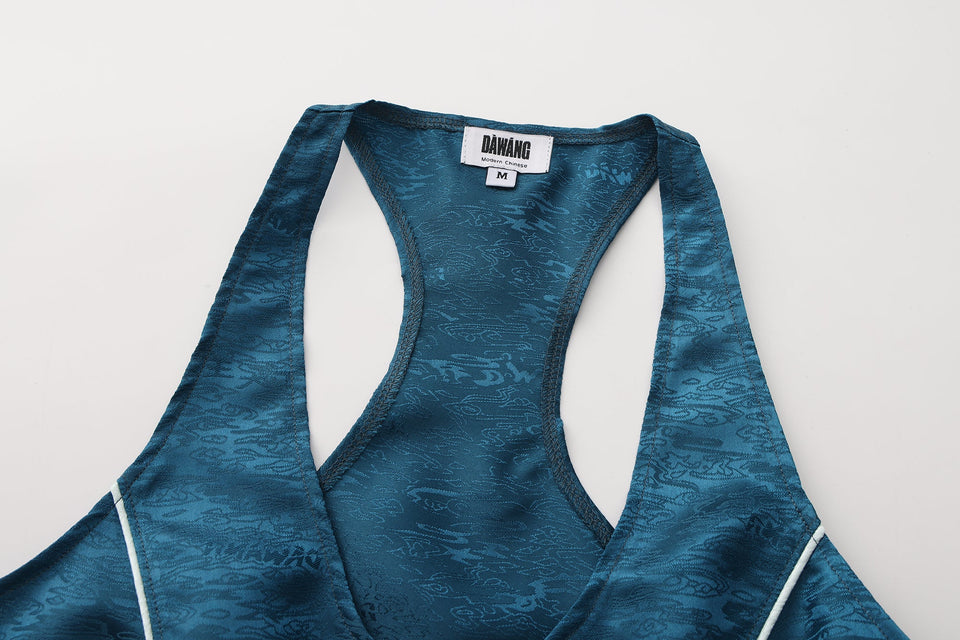 Bu Sleeveless Top Forest Blue