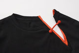 Ju Cutout Long Sleeve Knit Top