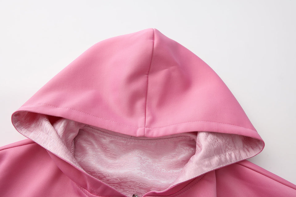 Lin Reversible Hoodie Pink